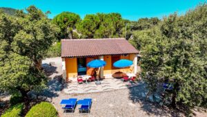 Bungalow dell'agriturismo Rocce Bianche, in Sardegna
