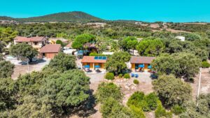 Bungalow dell'agriturismo Rocce Bianche, in Sardegna